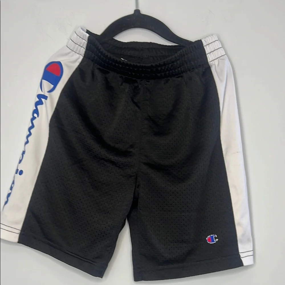 Champion Kids Black White & Gray Matching Set T-shirt & Shorts‎ Boys Size 6